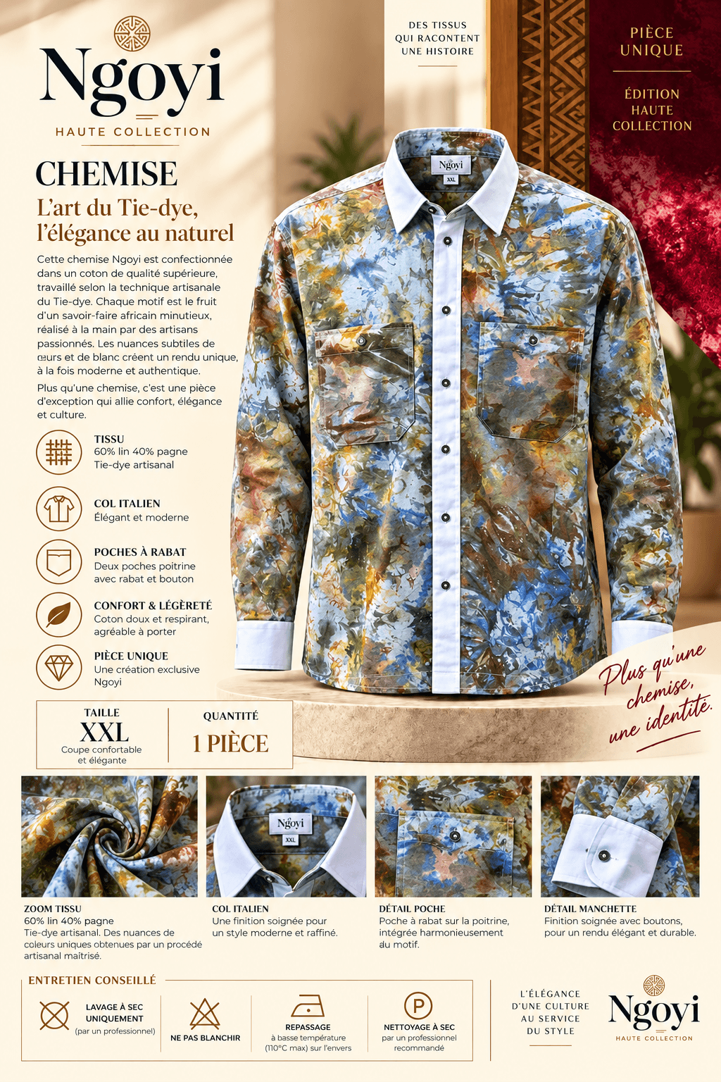 Chemise Safari Lopé